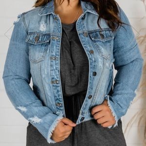 Pink Lily Denim Jacket